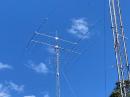 Tower 1 of the Tampa Amateur Radio Club, with the Force 12 C31XR antenna, second from the top. [Lu Romero, W4LT, photo.]